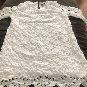 White business casual dress